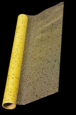 Ткань для декорирования ИСКРЯЩАЯСЯ ПАУТИНКА золотая, 39х200 см, Koopman International