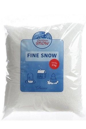 Искусственный снег FINE  SNOW, мелкий, белый, 2 кг, Kaemingk