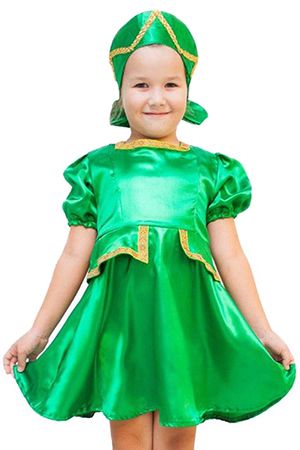 Карнавальный костюм КАДРИЛЬ, зелёный, на рост 104-116 см, 3-5 лет, Бока