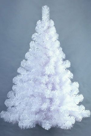 Искусственная елка НАСТЕННАЯ БЕЛАЯ, (хвоя - PVC), 90 см, Ели PENERI