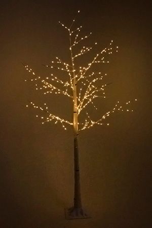 Как сделать светящиеся светодиодные деревья на улице