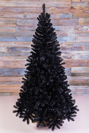 Искусственная чёрная ель САНКТ-ПЕТЕРБУРГ, (хвоя - PVC), 1.55 м, Triumph Tree