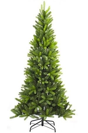 Искусственная ель ЮТА слим  (хвоя - литье РЕ+PVC), зелёная, 210 см, A Perfect Christmas