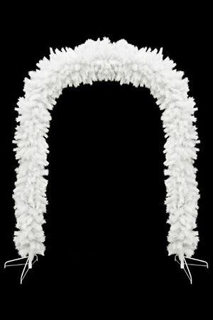Арка декоративная ХВОЙНАЯ белая, 2,1х1,85 м, Ели PENERI