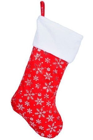 Носок для подарков ВОЛШЕБНЫЕ СНЕЖИНКИ, 42 см, Koopman International