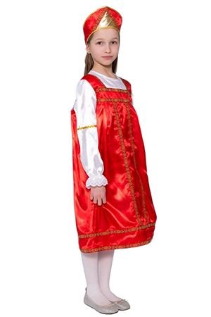 Карнавальный костюм народный АТЛАС, на рост 122-134 см, 5-7 лет, Бока