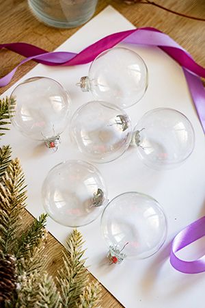 Набор стеклянных шаров, цвет: прозрачный, 80 мм, упаковка 6 шт., Kaemingk (Decoris)