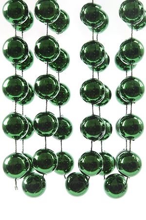 БУСЫ пластиковые ГИГАНТ, цвет: зеленый, 20 мм, 2,7 м, Kaemingk