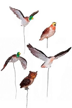 Набор фигурок на проволоке 'Птичья компания', до 3 см (5 штук), LEMAX