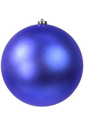 Пластиковый шар матовый, цвет: королевский синий, 200 мм, Kaemingk