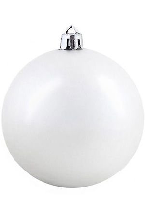 Пластиковый шар матовый, цвет: белый, 150 мм, Ели PENERI