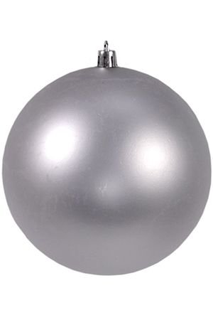 Пластиковый шар матовый, цвет: серебряный, 150 мм, Ели PENERI