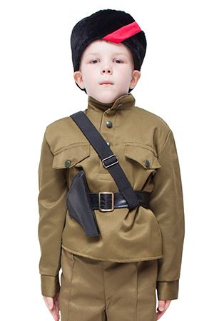 Детская военная форма ПАРТИЗАН, 104-116 см, 3-5 лет, Бока