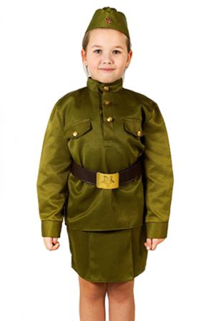Детская военная форма СОЛДАТОЧКА Люкс, на рост 104-116 см, 3-5 лет, Бока