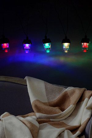 Гирлянда-проектор ТАНЕЦ СНЕЖИНОК, 6 разноцветных LED-ламп, 2.5+5 м, уличная, Peha Magic
