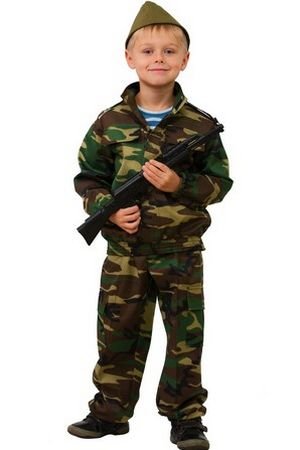 Детская военная форма Разведчик, размер 134-68, Батик