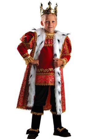 Карнавальный костюм Король, размер 140-68, Батик
