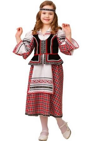 Карнавальный костюм Национальный для девочки, размер 116-60, Батик