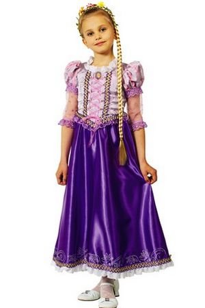 Карнавальный костюм Принцесса Рапунцель, размер 110-56, Батик