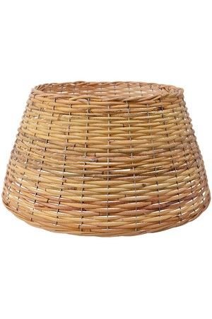 Плетёная корзина БАСТУННИ для декорирования основания ёлки, ротанг, светлое дерево, 70х28 см, Kaemingk