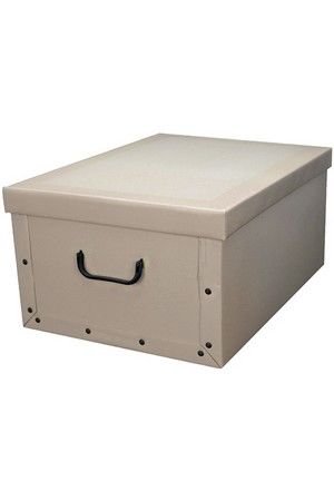 Коробка для хранения ДЖЕНТИЛИО, картон, белая, 51х37х24 см, Koopman International