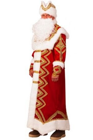 Карнавальный костюм Дед Мороз Великолепный, размер 54-56, Батик
