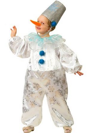 Детские костюмы снеговика для мальчиков