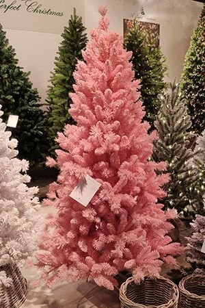 Искусственная ель ТЭДДИ (хвоя - PVC), флокированная, розовая, 150 см, A Perfect Christmas