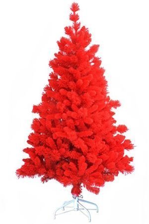 Искусственная ель ТЭДДИ (хвоя - PVC), флокированная, красная, 180 см, A Perfect Christmas