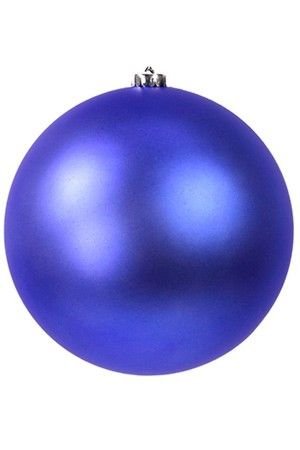Пластиковый шар матовый, цвет: королевский синий, 250 мм, Kaemingk