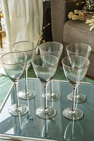 Набор бокалов для вина ЭЛЕГАНЦА, стекло, прозрачный, 420 мл (6 шт.), Koopman International