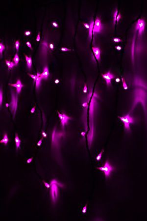 Электрогирлянда СВЕТОВАЯ БАХРОМА, 150 розовых LED ламп, 3,1x0,5 м, коннектор, прозрачный провод, уличная, BEAUTY LED