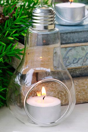 Флорариум - подсвечник под чайную свечу РЕТРО-ЛАМПА, стекло, 13 см, 4 SEASONS