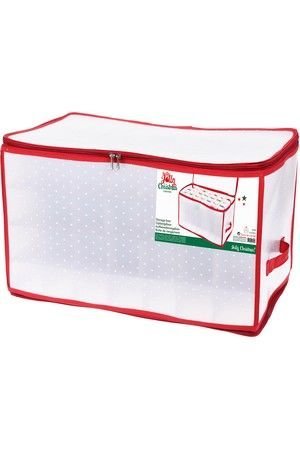Коробка КОМФОРТ для хранения ёлочных шаров и игрушек до 7.5 см (на 112 штук), прозрачная, 53х30х30 см, Koopman International