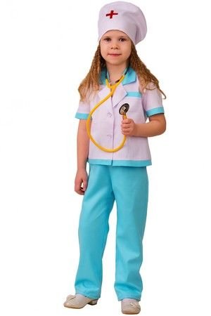 Карнавальный костюм Медсестра-2, рост 116 см, Батик
