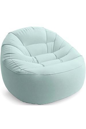Надувное кресло Intex Beanless Bag Chair голубое, 112х104х74 см, Intex