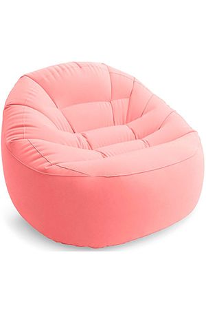 Надувное кресло Intex Beanless Bag Chair розовое, 112х104х74 см, Intex