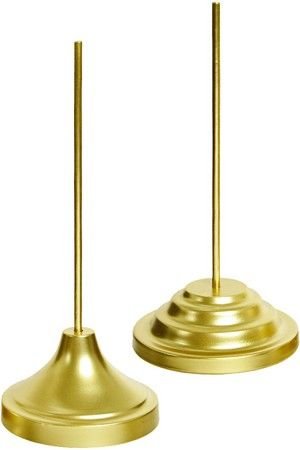 Подставка для ёлочной верхушки NEW CLASSIC, металлическая, золотая, 25-26 см, разные модели, Kaemingk (Decoris)