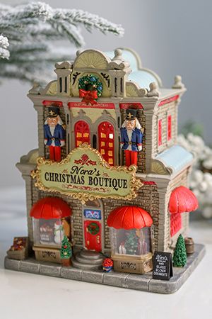 Рождественский бутик Норы, керамика, подсветка, 21х18х12 см, LEMAX