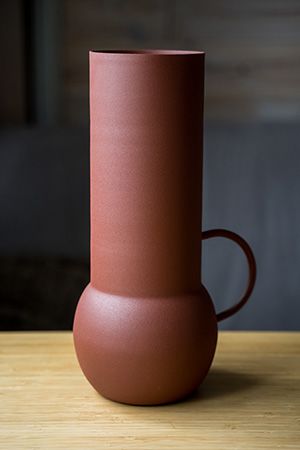 Керамическая ваза-кувшин ДЖАЙРИ, коричневая, 36 см, Edelman, Mica