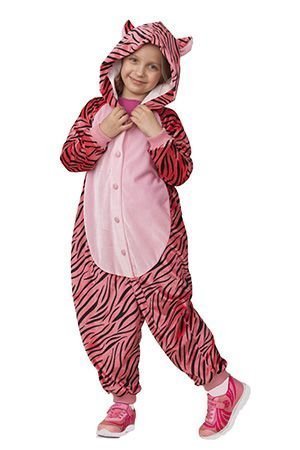 Карнавальный костюм Кигуруми Тигр розовый, размер 116-60, Батик