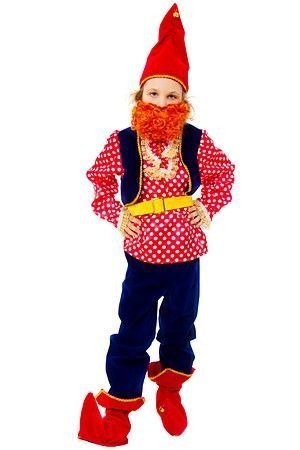 Детский костюм гномика для мальчика на Новый год