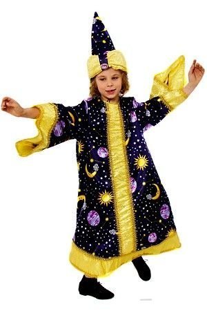 Карнавальный костюм Звездочет, сатин, размер 116-60, Батик