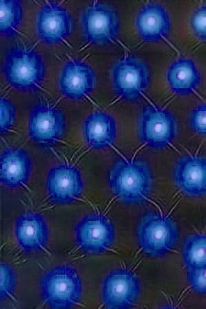 Электрогирлянда СЕТКА 192 голубых заменяемых микроламп, 1,8х1+1,5 м, контроллер, зеленый провод, MOROZCO