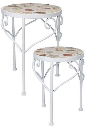 Комплект столиков для цветов ТАНДР, 32-38 см, 2 шт., Koopman International