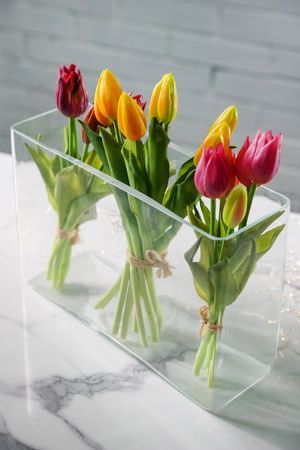 Декоративная ваза БРИТТ, стекло, 30х20 см, Edelman