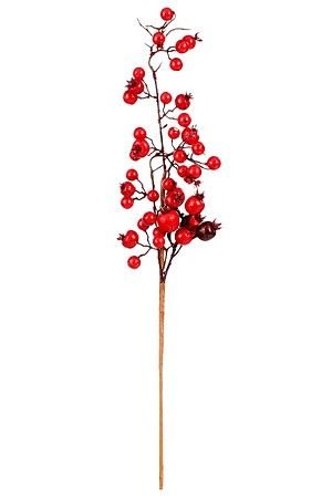 Декоративная ветка РЭДБЕРРИС ВАРИО, с ягодами, 54 см, Edelman