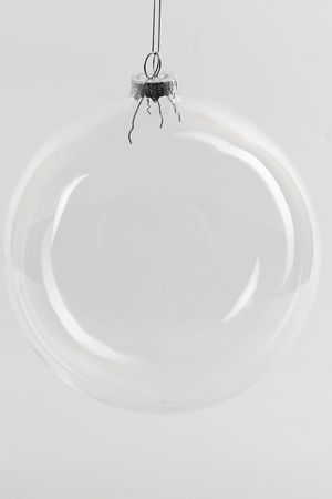 Елочный шар ROYAL CLASSIC стеклянный, цвет: прозрачный, 150 мм, Winter Deco