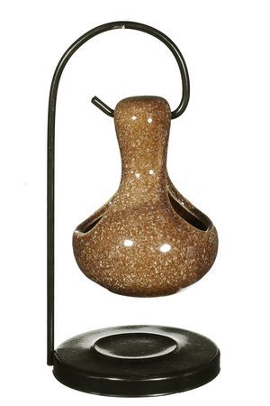 Подсвечник-аромалампа ХОТАРУ, керамика, коричневый, 21 см, 4 SEASONS