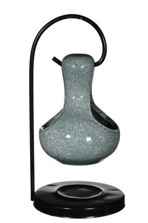 Подсвечник-аромалампа ХОТАРУ, керамика, серый, 21 см, 4 SEASONS
